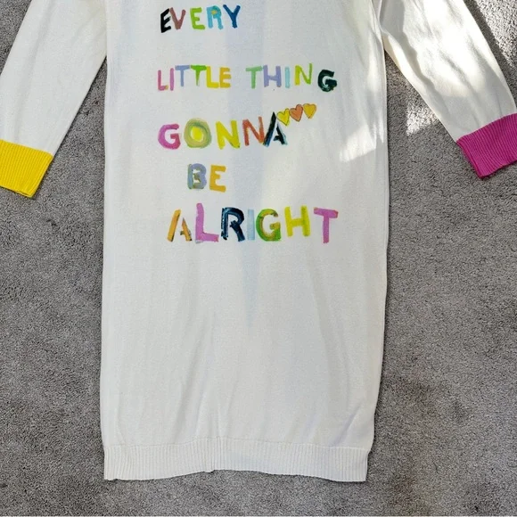 SOLD | Kerri Rosenthal Women’s Poppy Be Alright Duster Cardigan Sweater Cream L - Picture 10 of 14